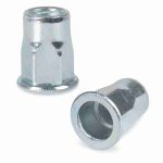 Half hexagon nut rivets, flanged head (YAF series)